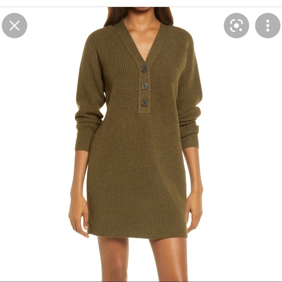 Madewell Dresses & Skirts - NWT Olive Madewell sweater dress